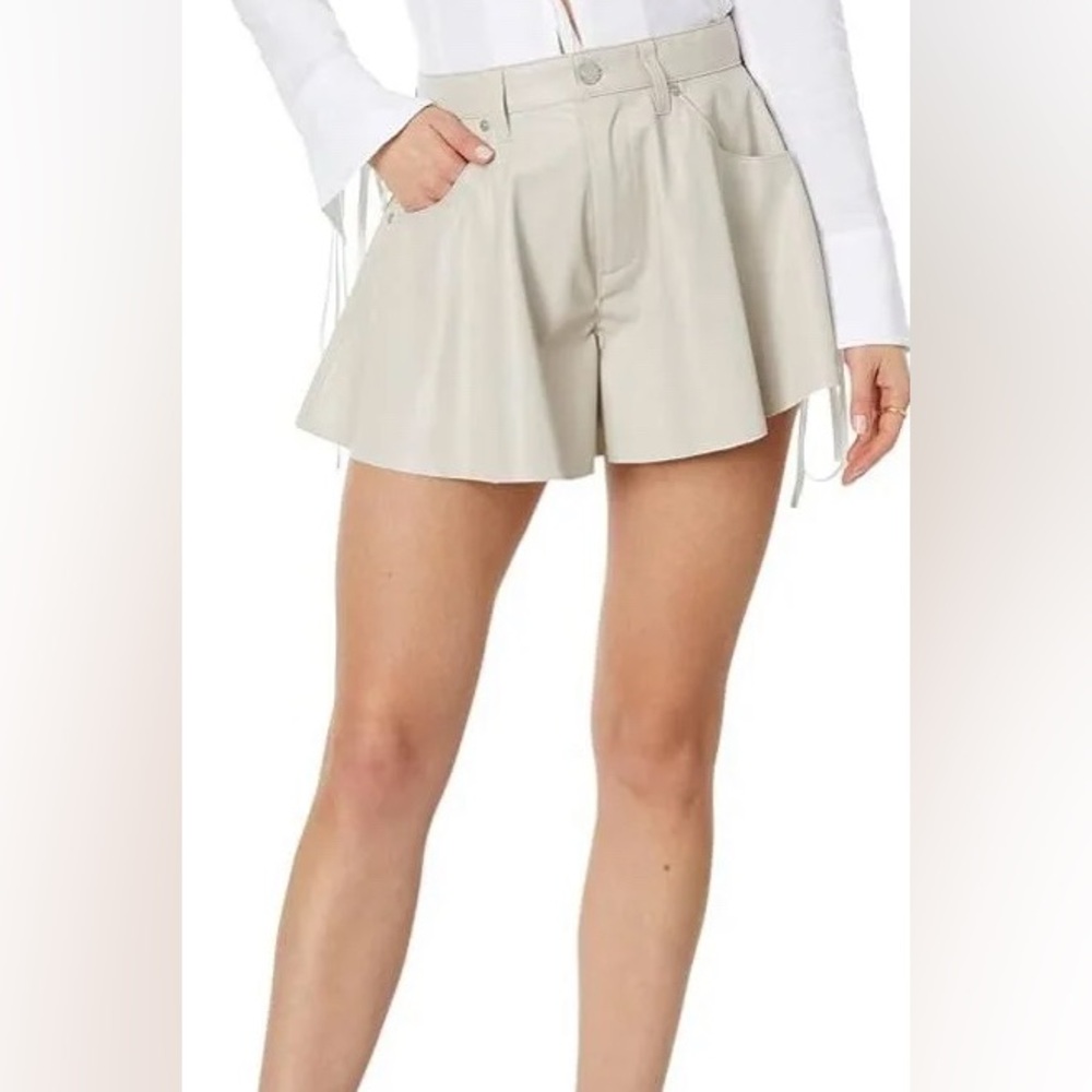 Blank NYC Faux Leather Shorts